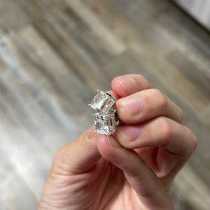 Fake Diamond Earrings